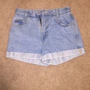 SOLD: Hi-rise jean shorts